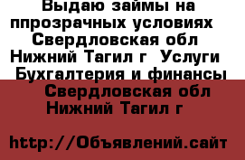 Выдаю займы на ппрозрачных условиях. - Свердловская обл., Нижний Тагил г. Услуги » Бухгалтерия и финансы   . Свердловская обл.,Нижний Тагил г.